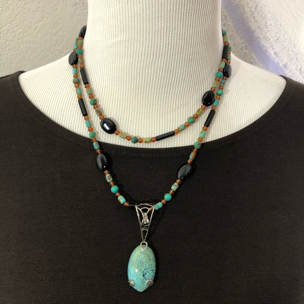 AD LOPEZ 37” Necklace with Pendant